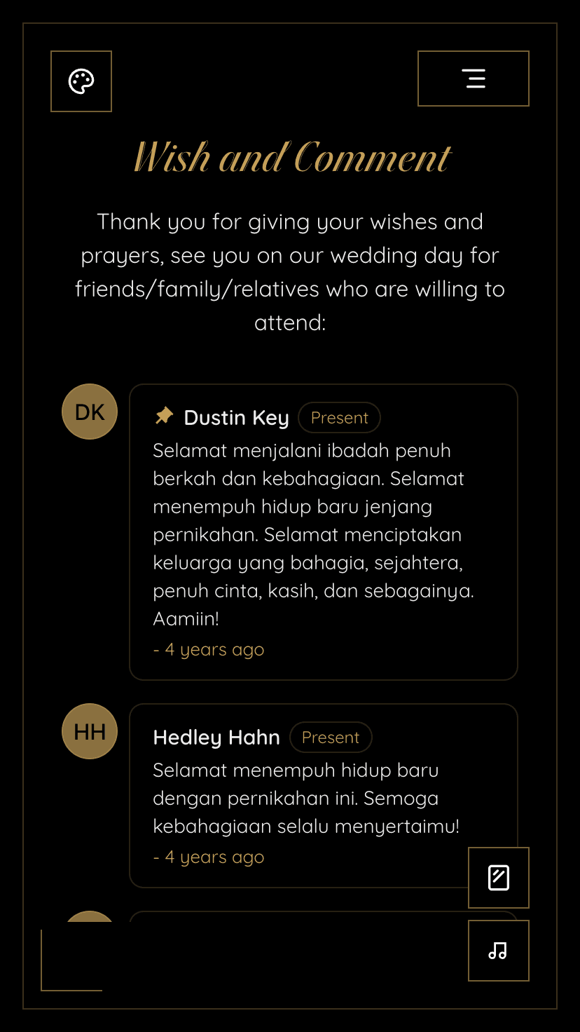 Ucapan dan Doa