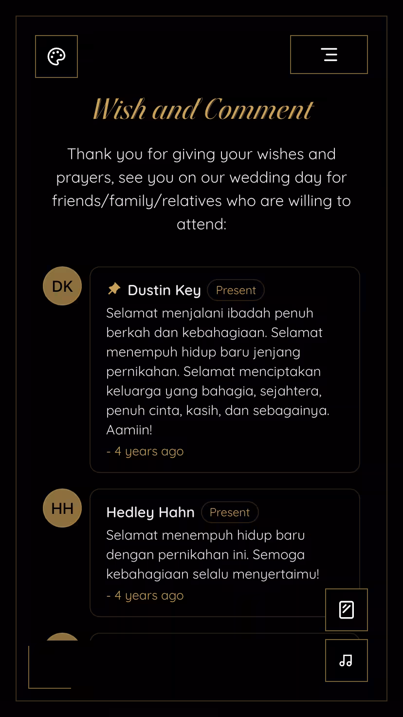 Ucapan dan Doa